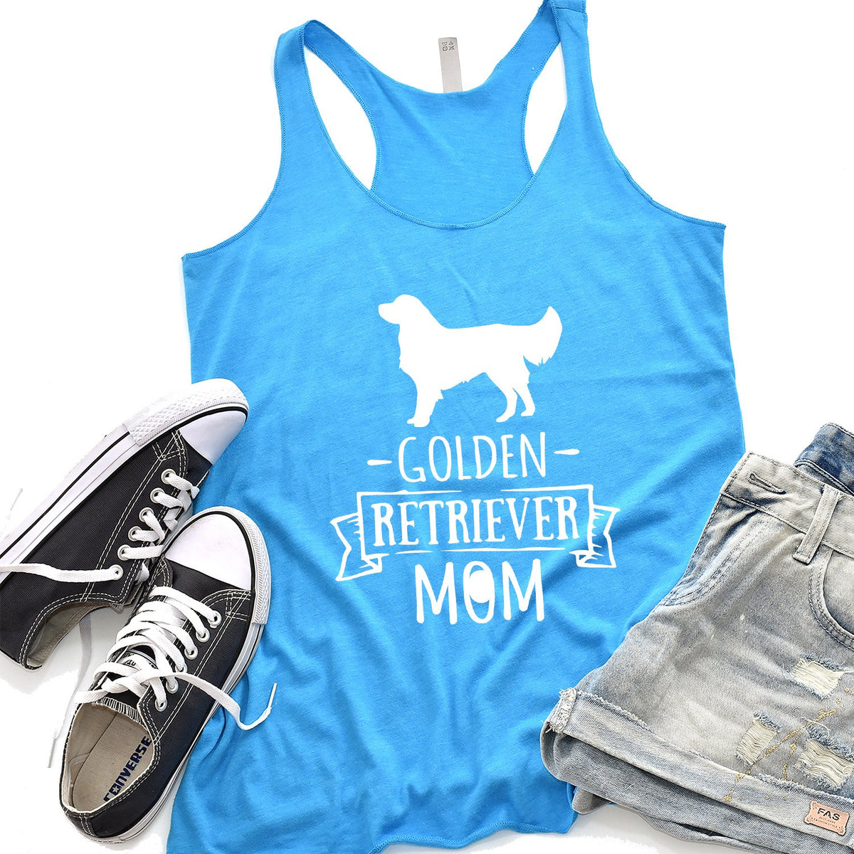 Golden Retriever Mom - Tank Top Racerback