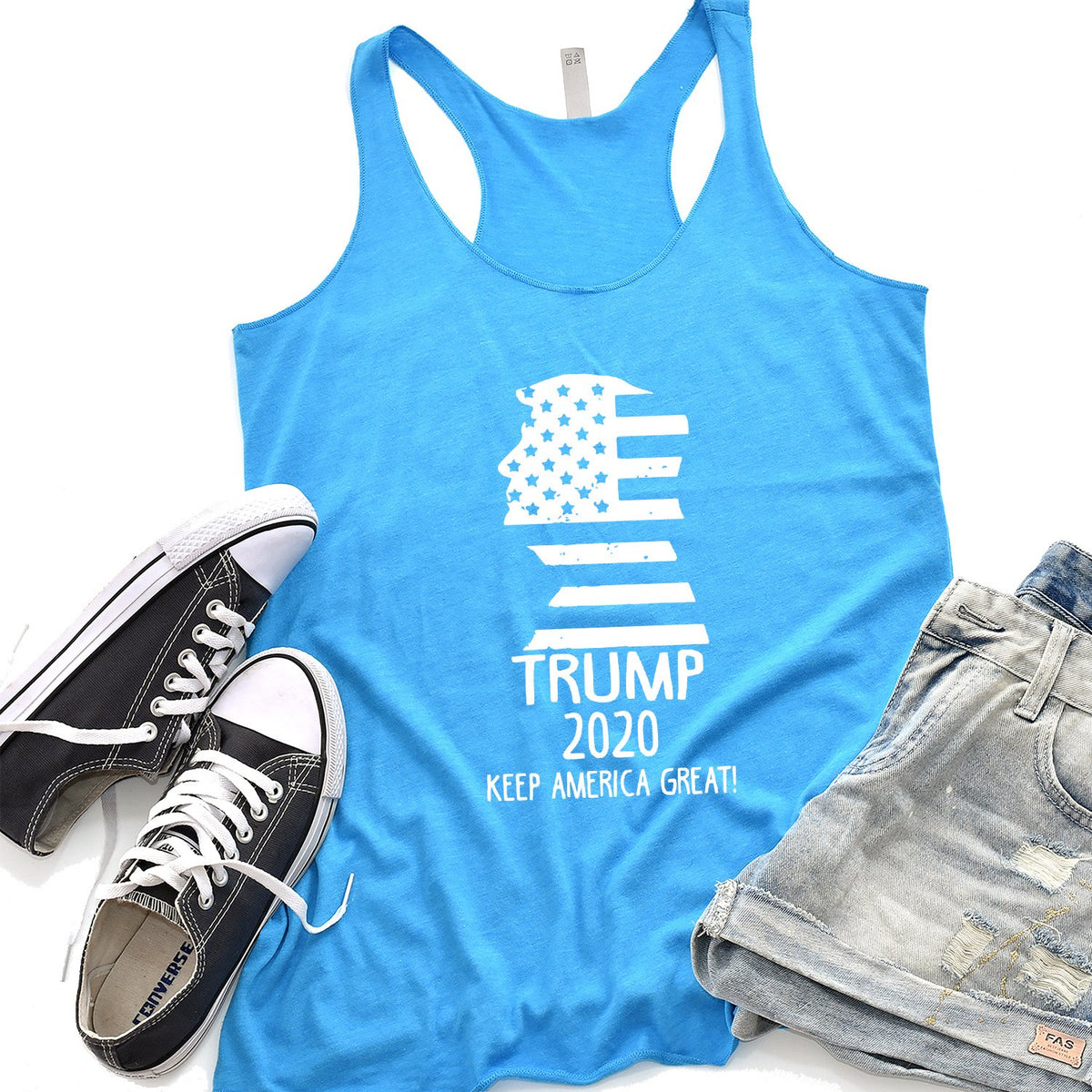 Trump 2020 Keep America Great - Tank Top Racerback
