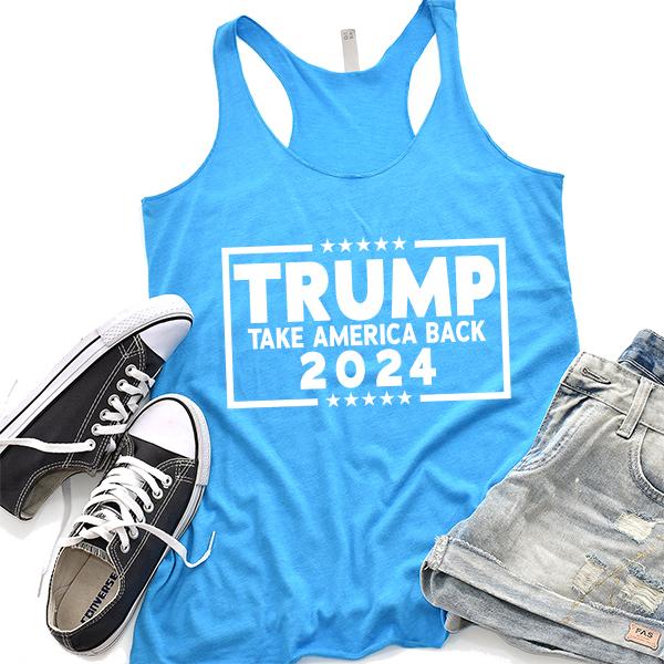 Trump Take America Back 2024 - Tank Top Racerback