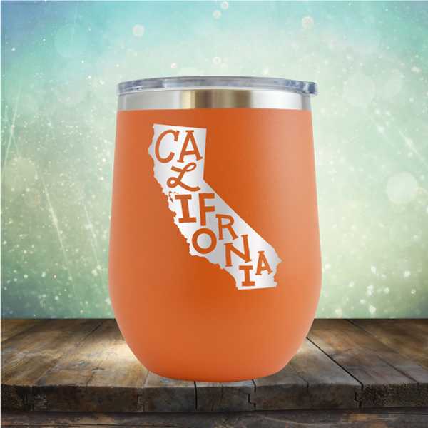 California Outline - Stemless Wine Cup