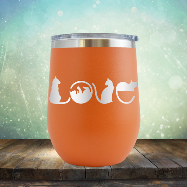 Cat Love - Stemless Wine Cup