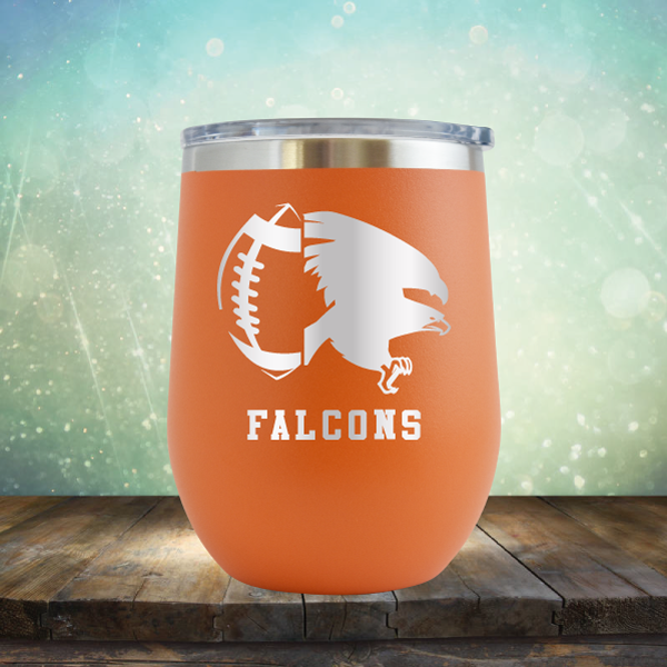 Falcons Football - Stemless Wine Cup