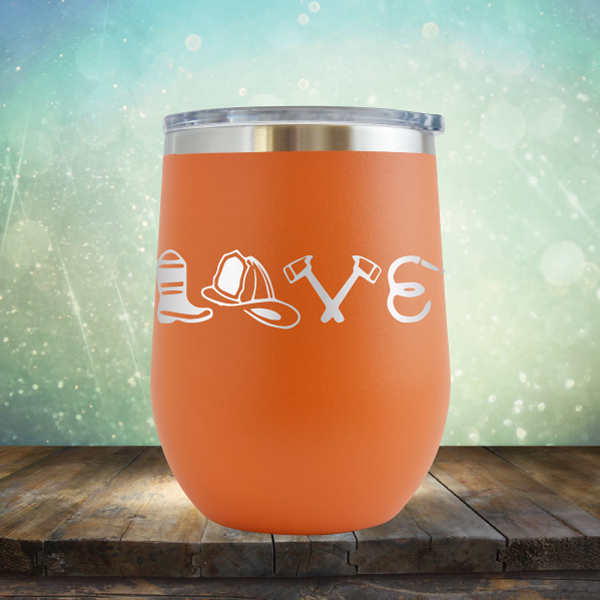 Firefighter Love - Stemless Wine Cup