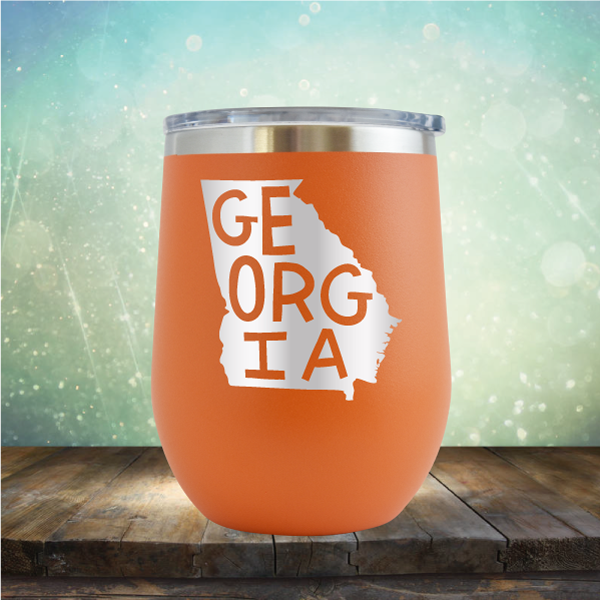 Georgia Outlines - Stemless Wine Cup