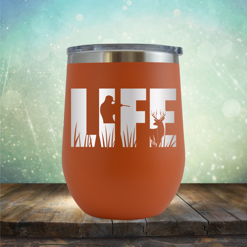 Life Hunting - Stemless Wine Cup