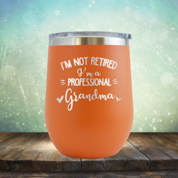 Professional Grandma - Stemless Wine Cup