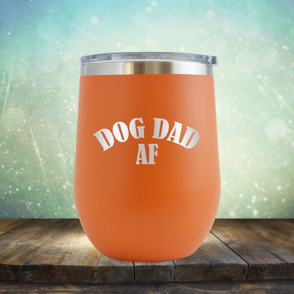 Dog Dad AF - Stemless Wine Cup