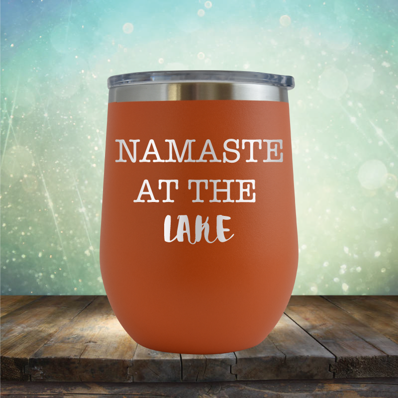 Namaste at the Lake - Stemless Wine Cup
