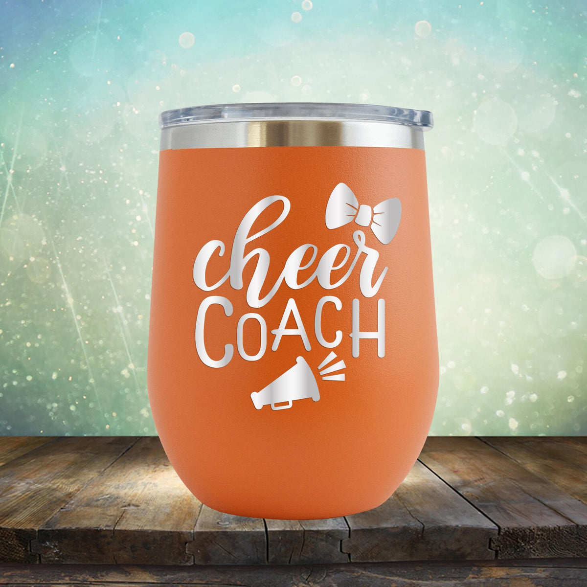 Cheer Coach - Stemless Wine Cup