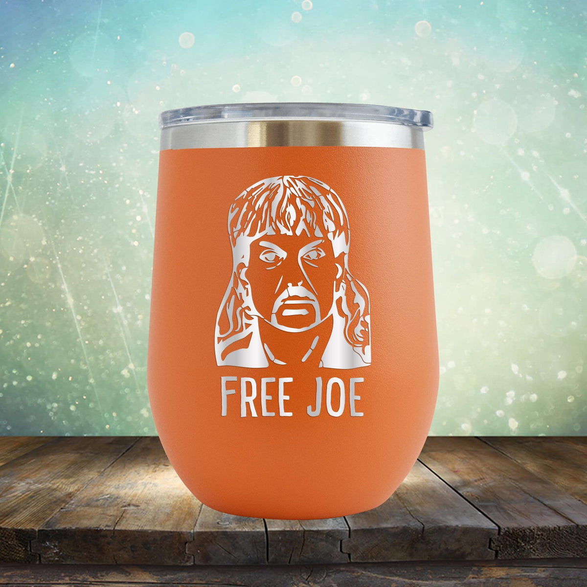 Free Joe Exotic The Tiger King - Stemless Wine Cup