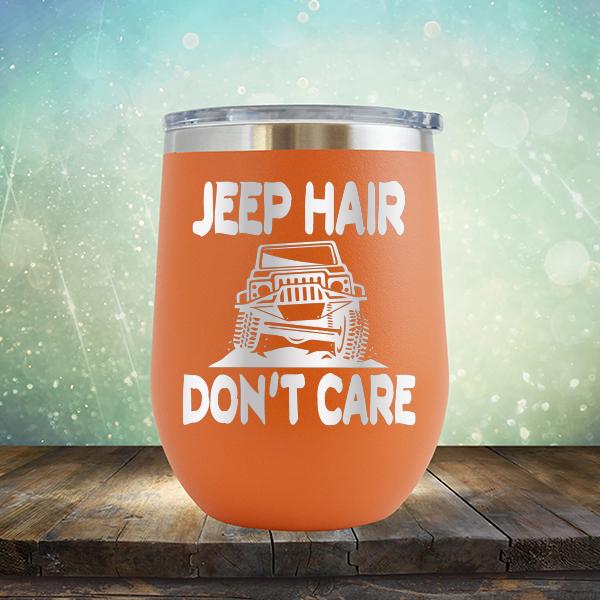Jeep Hair Don't Care - Stemless Wine Cup