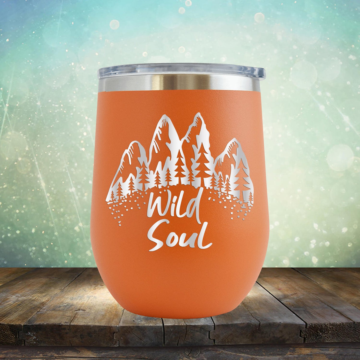 Mountain Wild Soul - Stemless Wine Cup