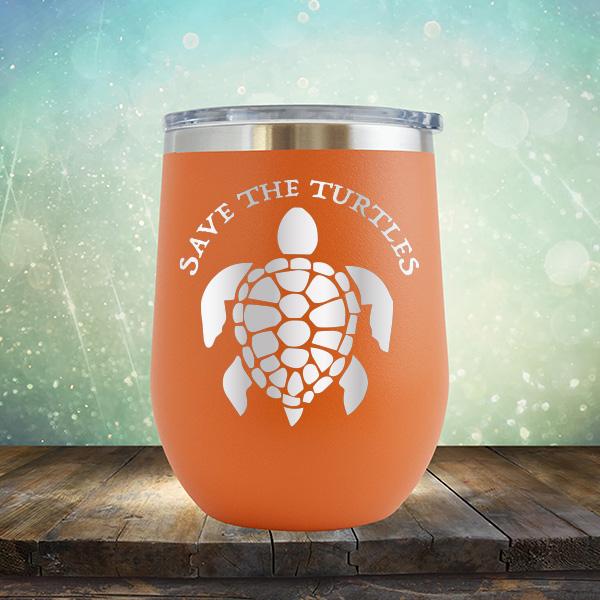 Save The Turtles - Stemless Wine Cup