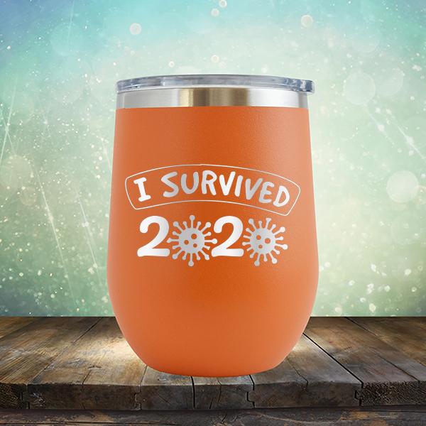 I Survived 2020 - Stemless Wine Cup