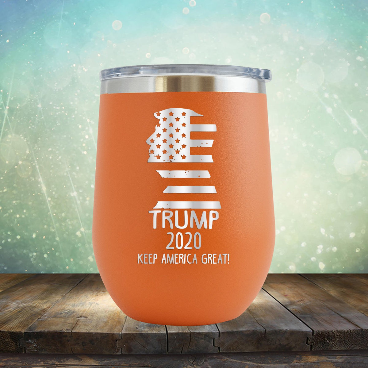 Trump 2020 Keep America Great - Stemless Wine Cup