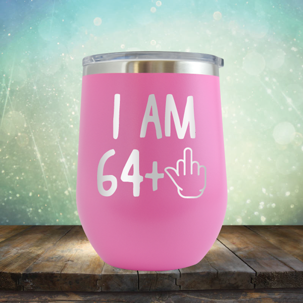 I Am 64 plus 1 - Stemless Wine Cup