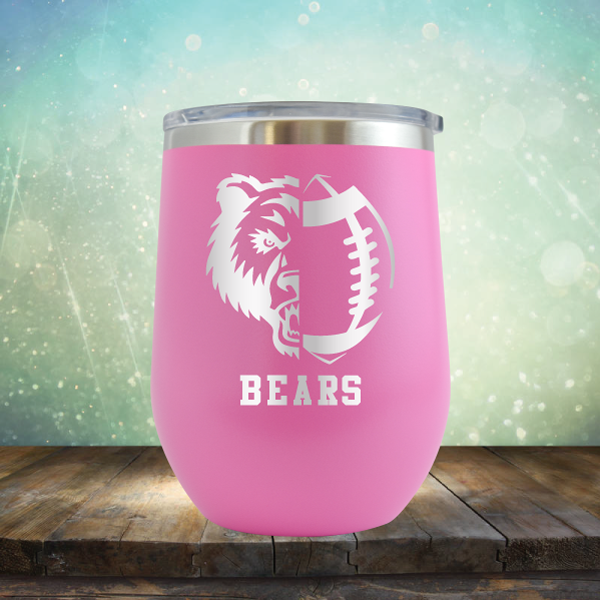 Bears Football - Stemless Wine Cup