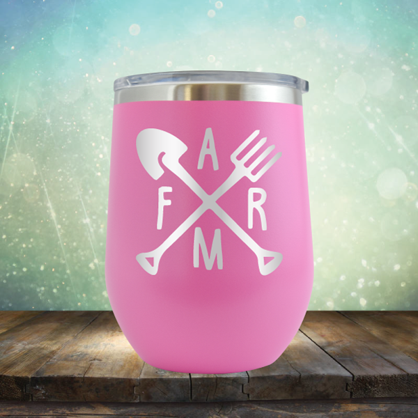 Farm Cross - Stemless Wine Cup