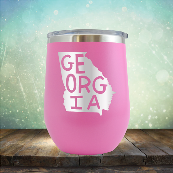 Georgia Outlines - Stemless Wine Cup