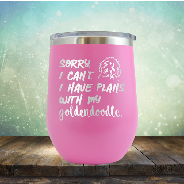 Sorry I Can&#39;t, I Have Plans With My Shih Tzu - Stemless Wine Cup