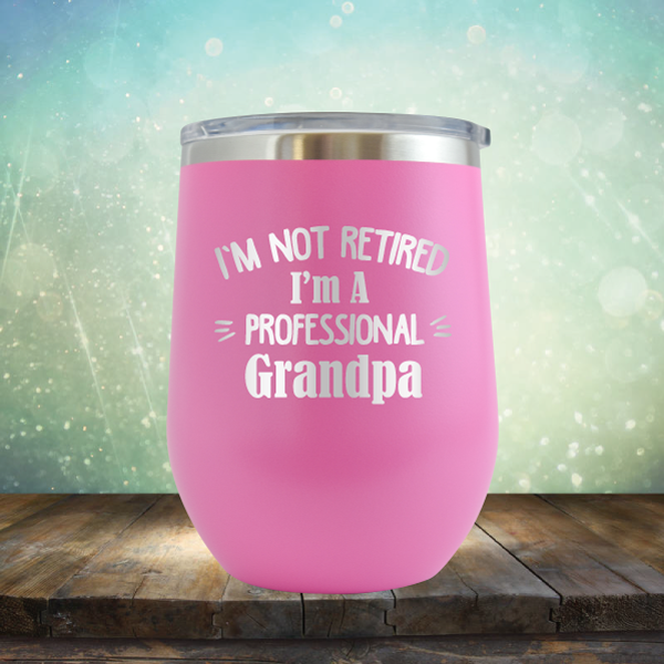 Professional Grandpa - Stemless Wine Cup