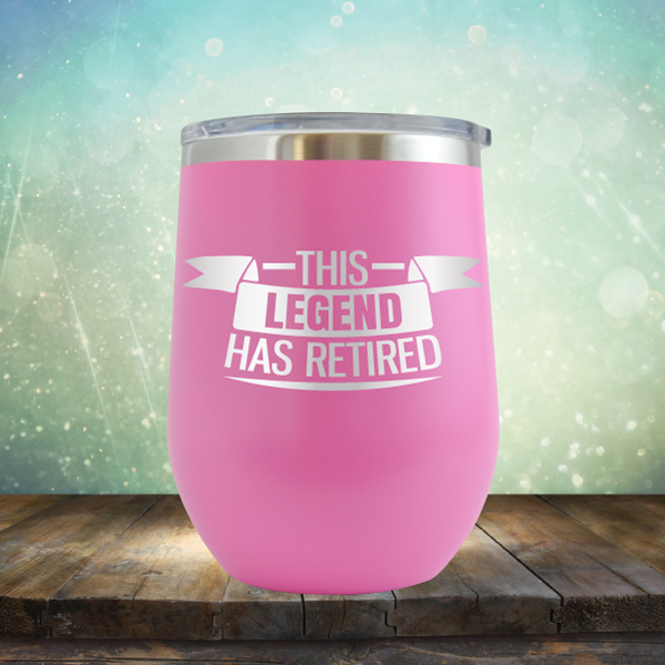 This Legend has Retired - Stemless Wine Cup