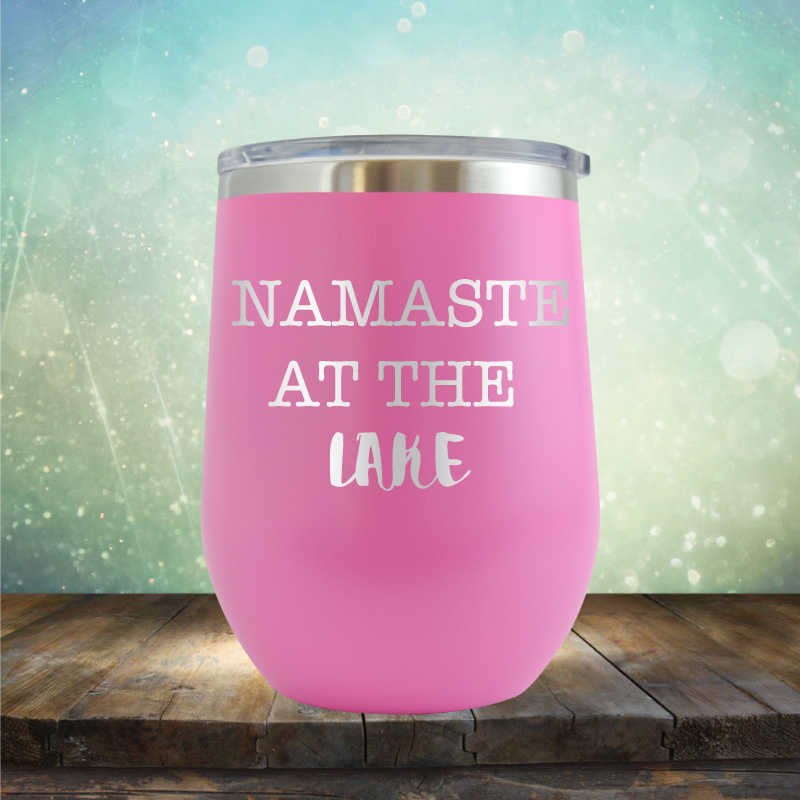 Namaste at the Lake - Stemless Wine Cup