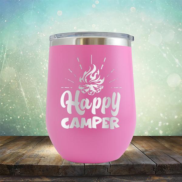 Happy Camper - Stemless Wine Cup