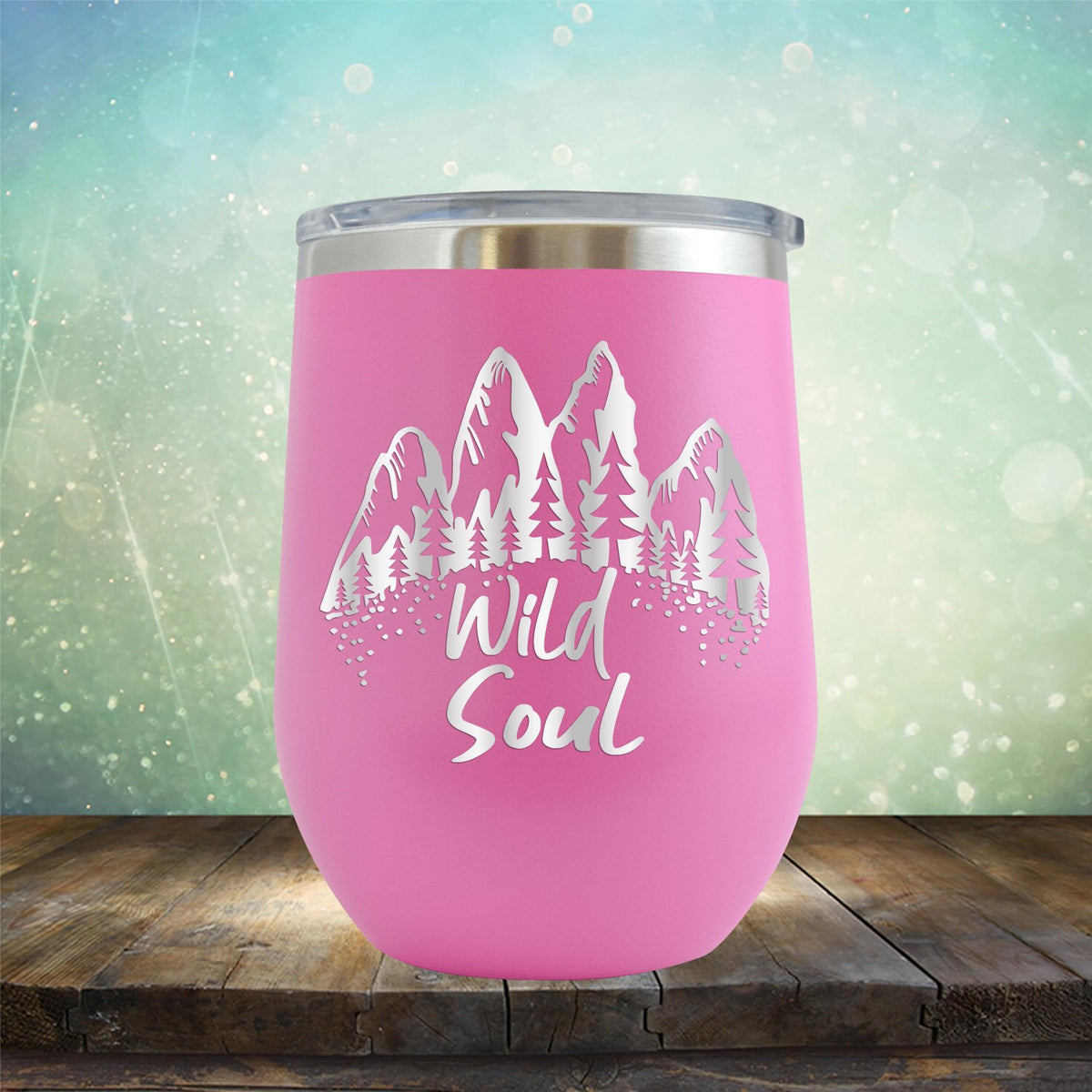 Mountain Wild Soul - Stemless Wine Cup