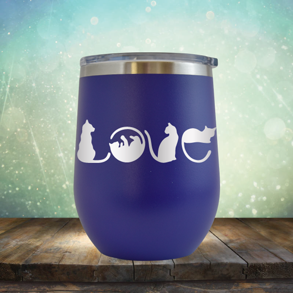 Cat Love - Stemless Wine Cup