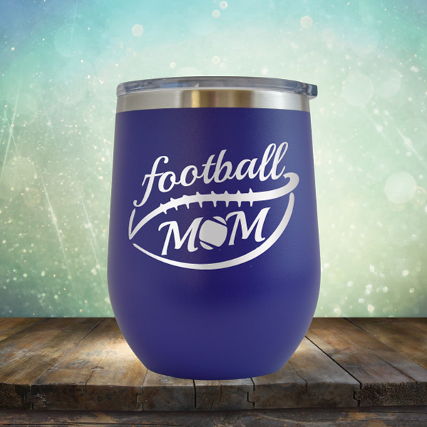 Football Mom - Stemless Wine Cup