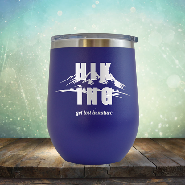 Hiking Get Lost in Nature - Stemless Wine Cup
