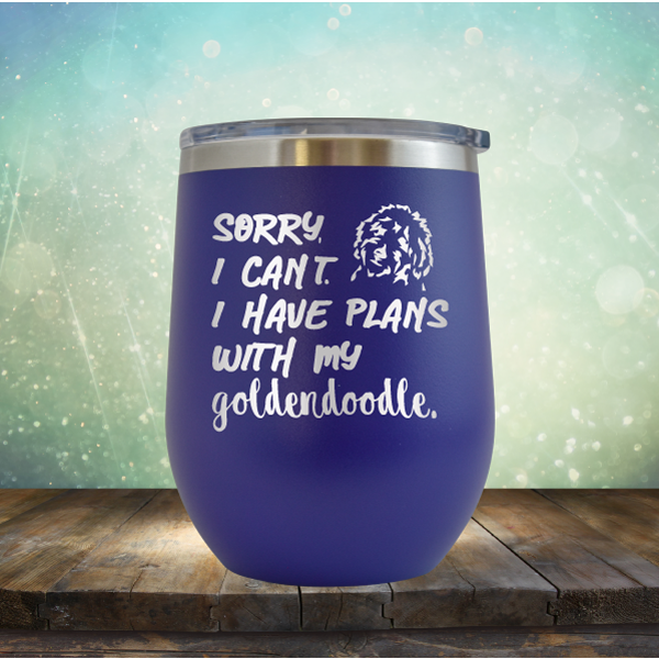 Sorry I Can&#39;t, I Have Plans With My Shih Tzu - Stemless Wine Cup
