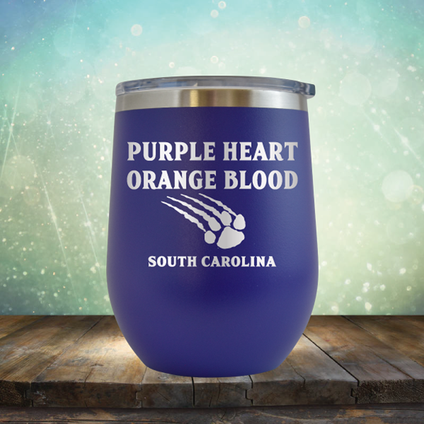 Purple Heart Orange Blood - Stemless Wine Cup