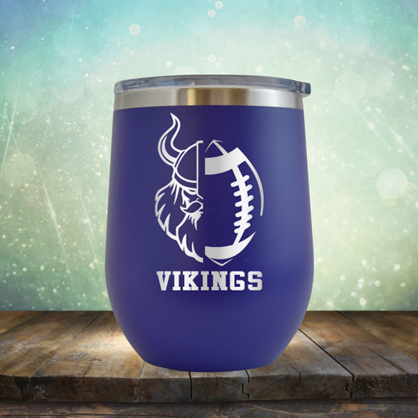 Vikings Minnesota Football - Stemless Wine Cup