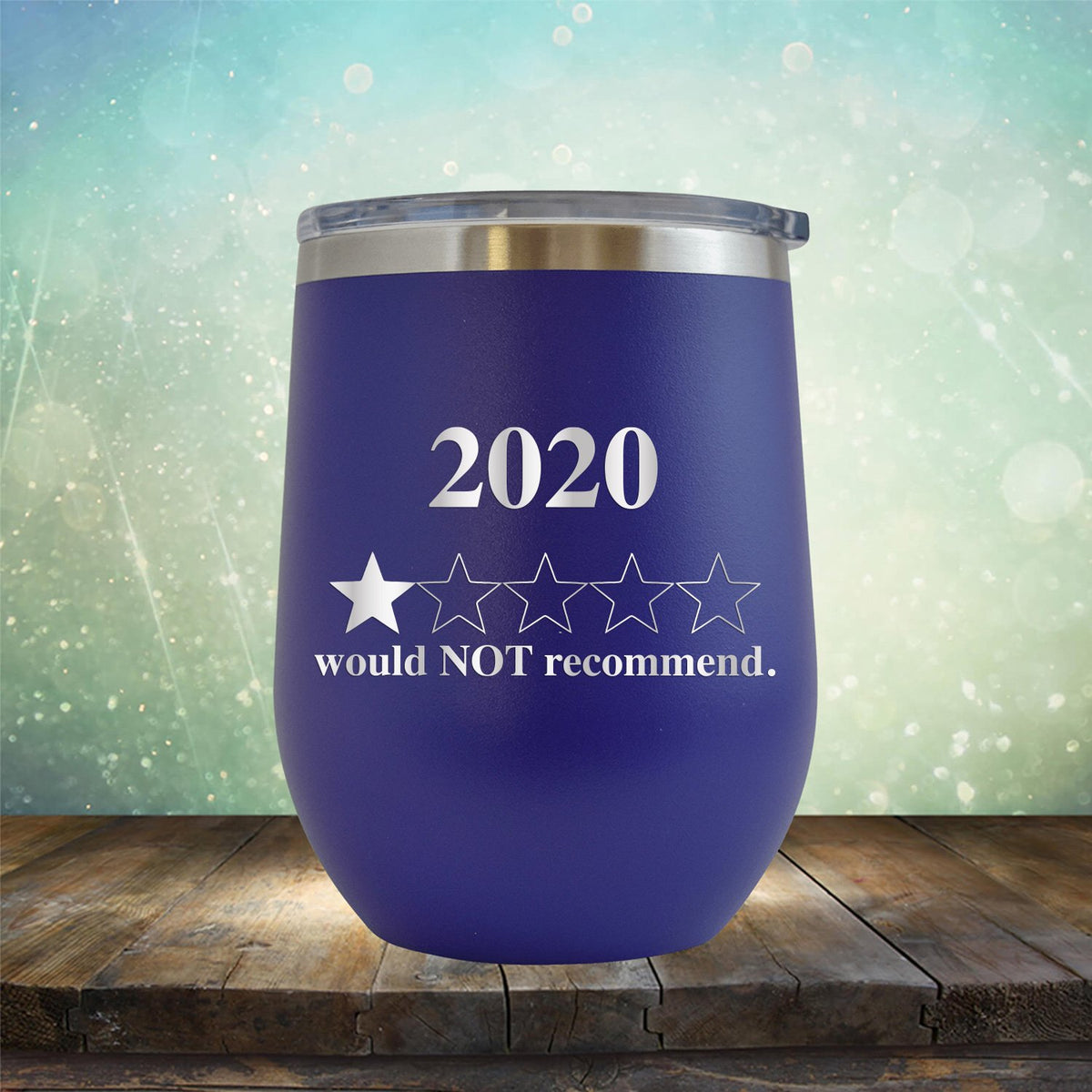 2020 Would Not Recommend - Stemless Wine Cup