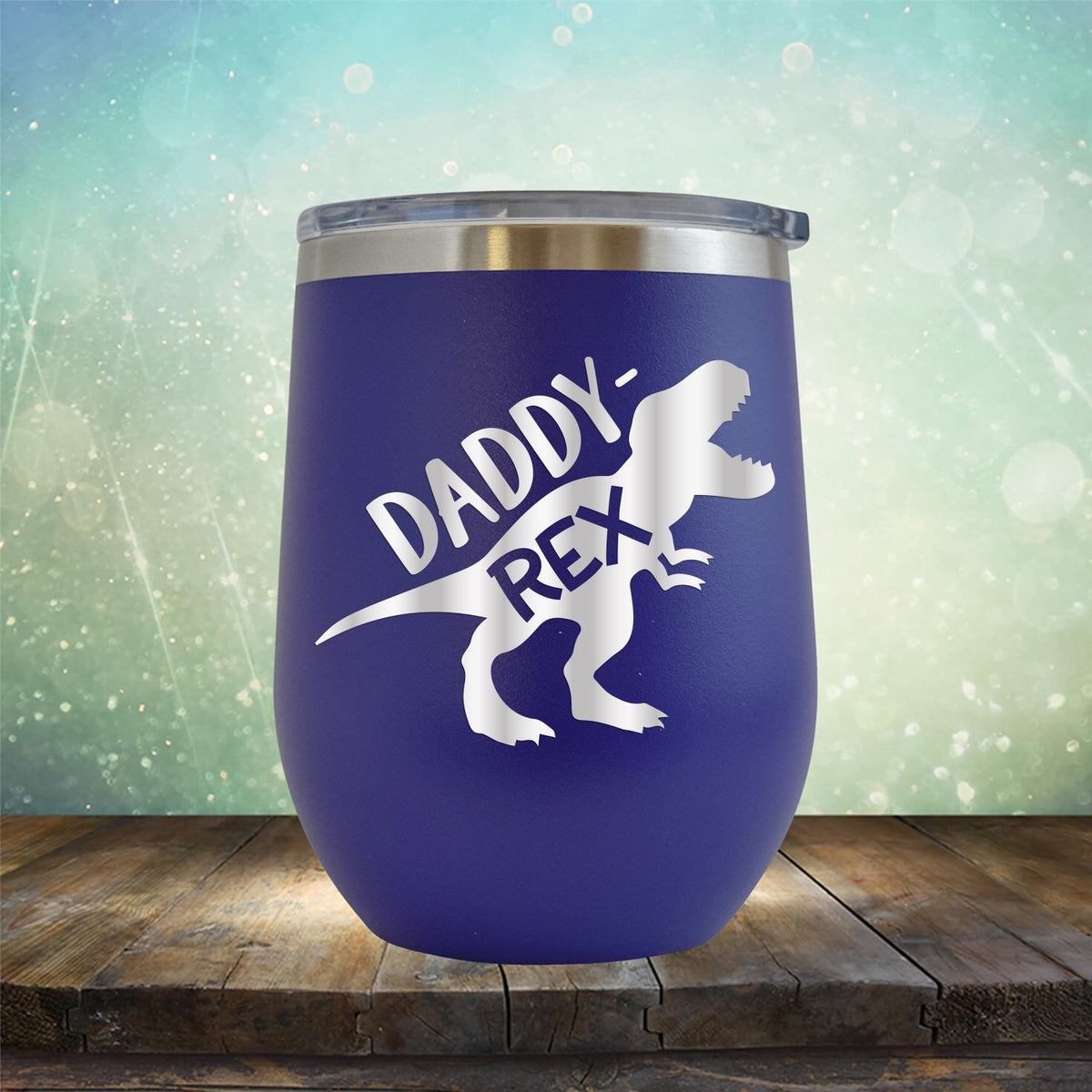 Daddy Rex Dinosaur - Stemless Wine Cup