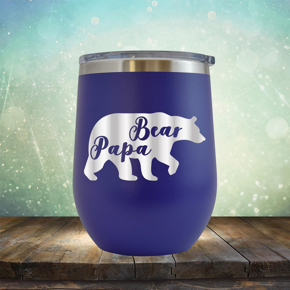 Papa Bear - Stemless Wine Cup