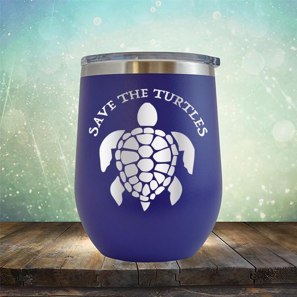 Save The Turtles - Stemless Wine Cup