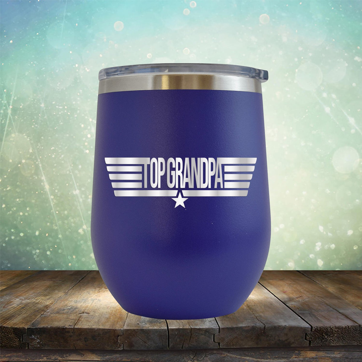 Top Grandpa - Stemless Wine Cup