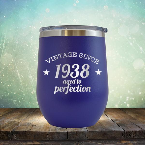 Vintage Since 1938 Aged to Perfection 83 Years Old - Stemless Wine Cup