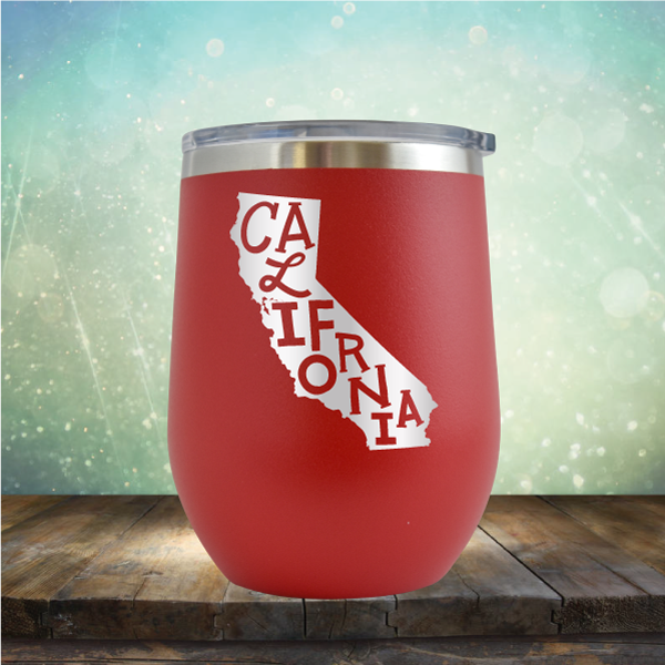 California Outline - Stemless Wine Cup