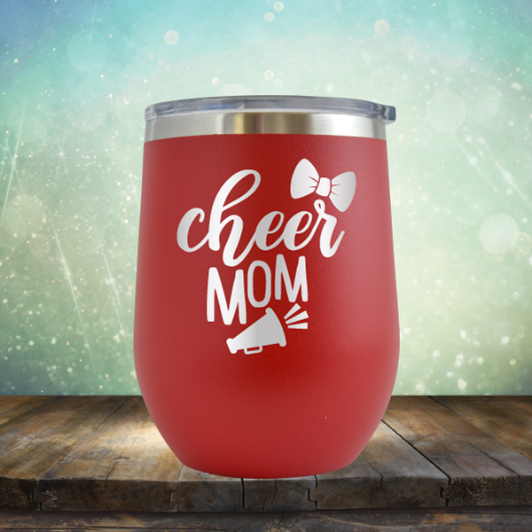 Cheer Mom - Stemless Wine Cup