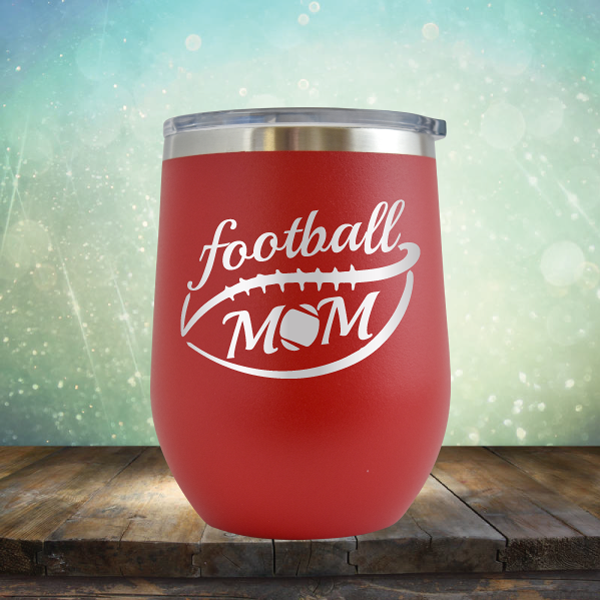 Football Mom - Stemless Wine Cup