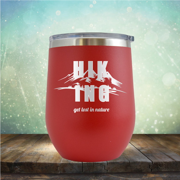 Hiking Get Lost in Nature - Stemless Wine Cup