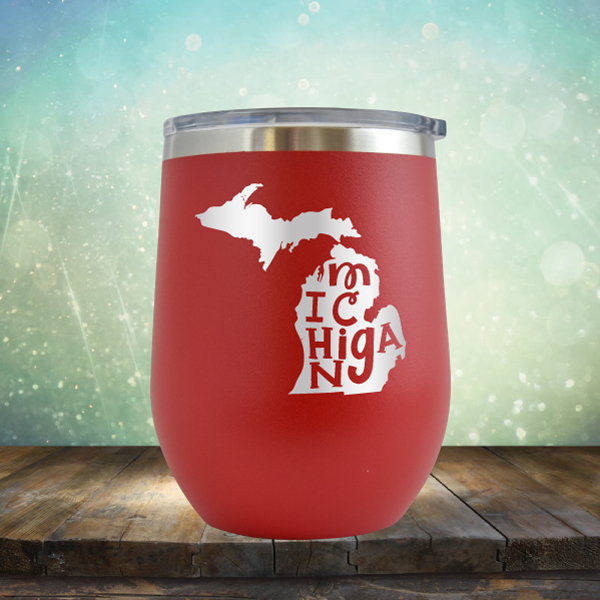 Michigan Outline - Stemless Wine Cup