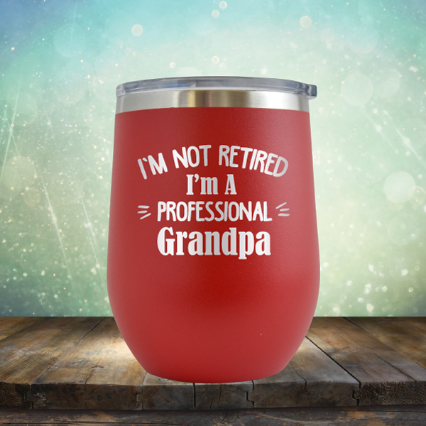 Professional Grandpa - Stemless Wine Cup