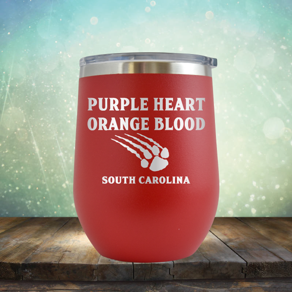 Purple Heart Orange Blood - Stemless Wine Cup