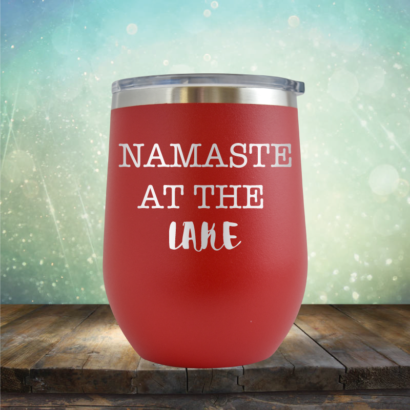 Namaste at the Lake - Stemless Wine Cup