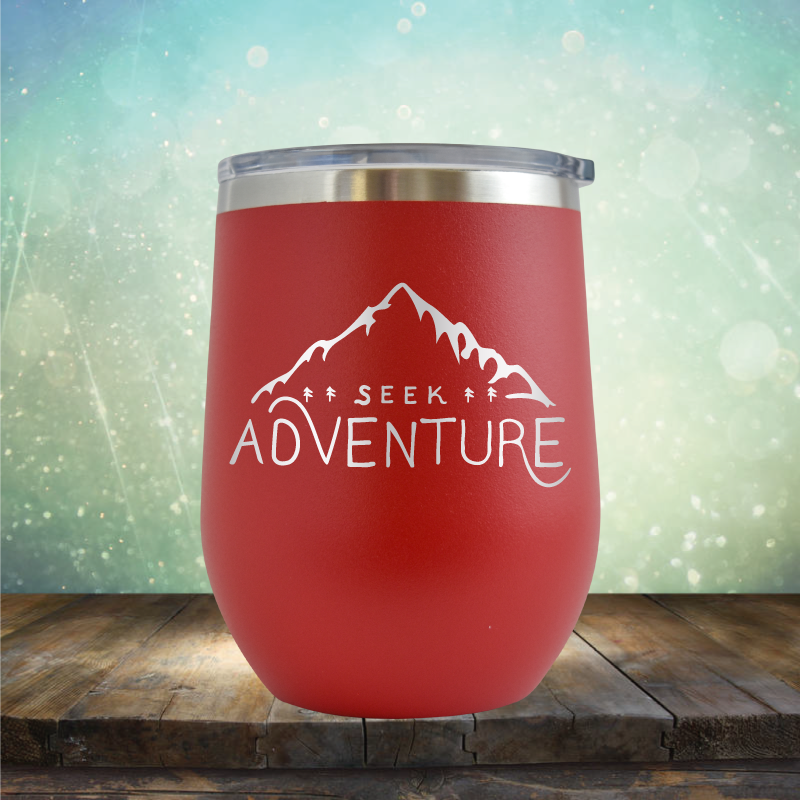 Seek Adventure - Stemless Wine Cup